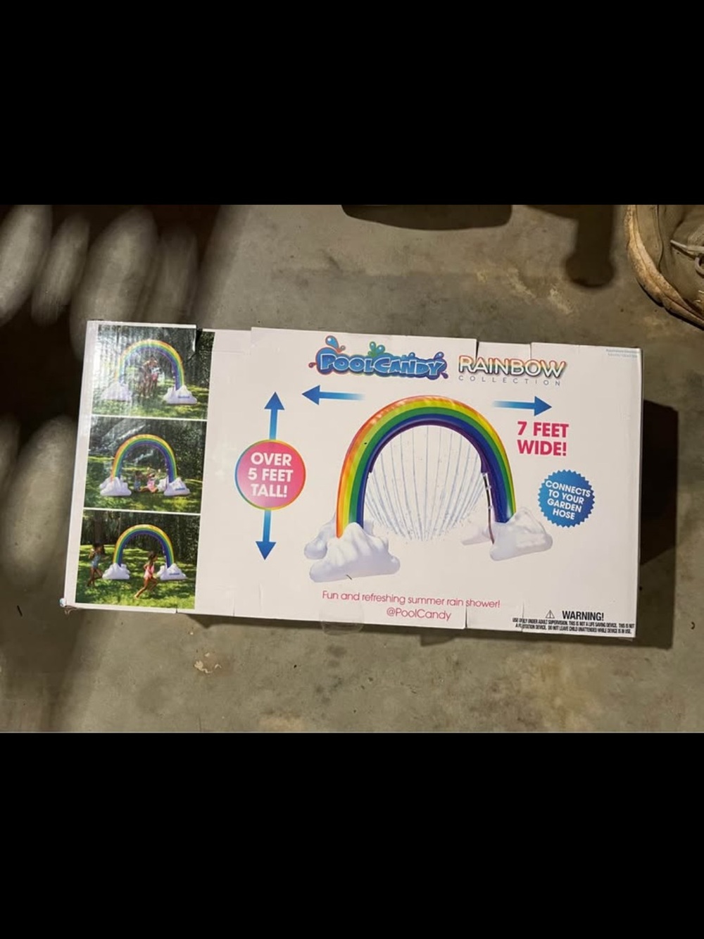 Rainbow Inflatable Water Sprinkler - Multicolor